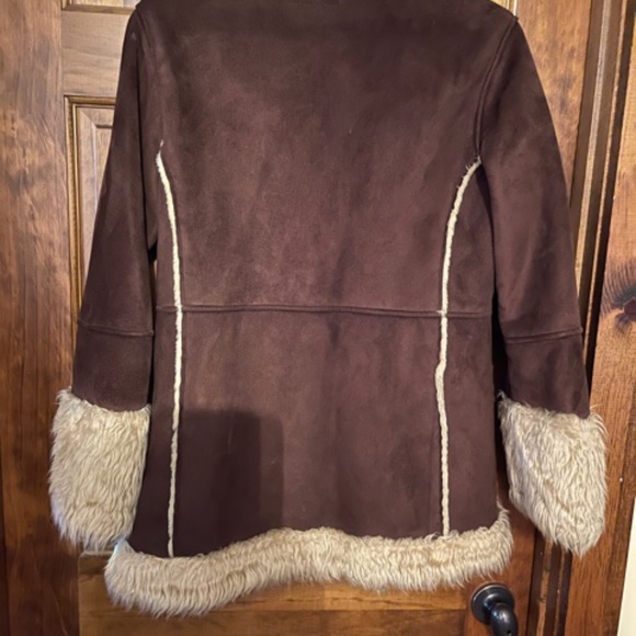 HAWKE & CO. FAUX SHEARLING WINTER COAT XL - Picture 4 of 5
